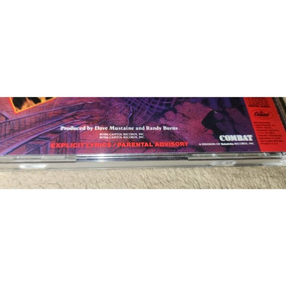 MEGADETH cd PEACE SELLS BUT WHO'S BUYING capitol cdp 7 46370 2 - Picture 6 of 11